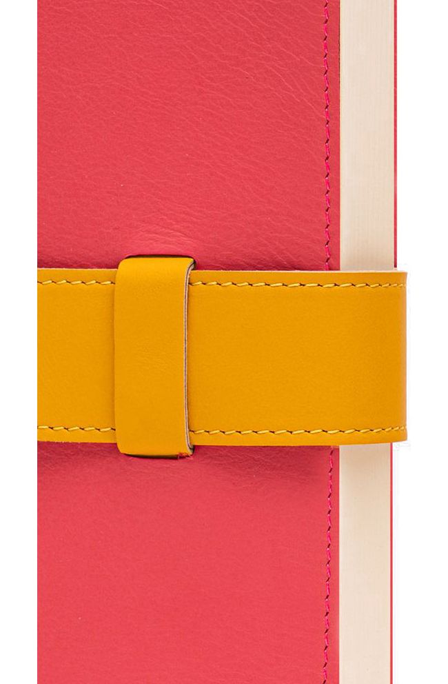 Pink Genuine Leather Journal with Snap - Image 3