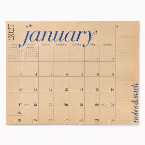 2027 Paper Source The Great Big 12 Month Calendar
