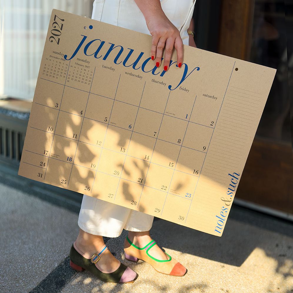 2027 Paper Source The Great Big 12 Month Calendar - Image 4