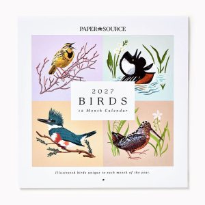 2027 Paper Source Birds Calendar