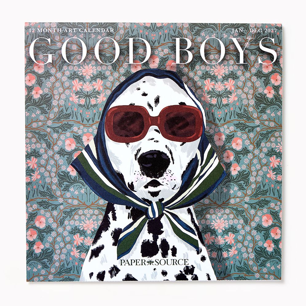 2027 Paper Source Good Boys Calendar