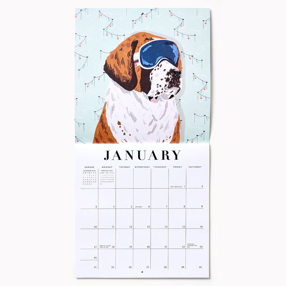 2027 Paper Source Good Boys Calendar - Image 3