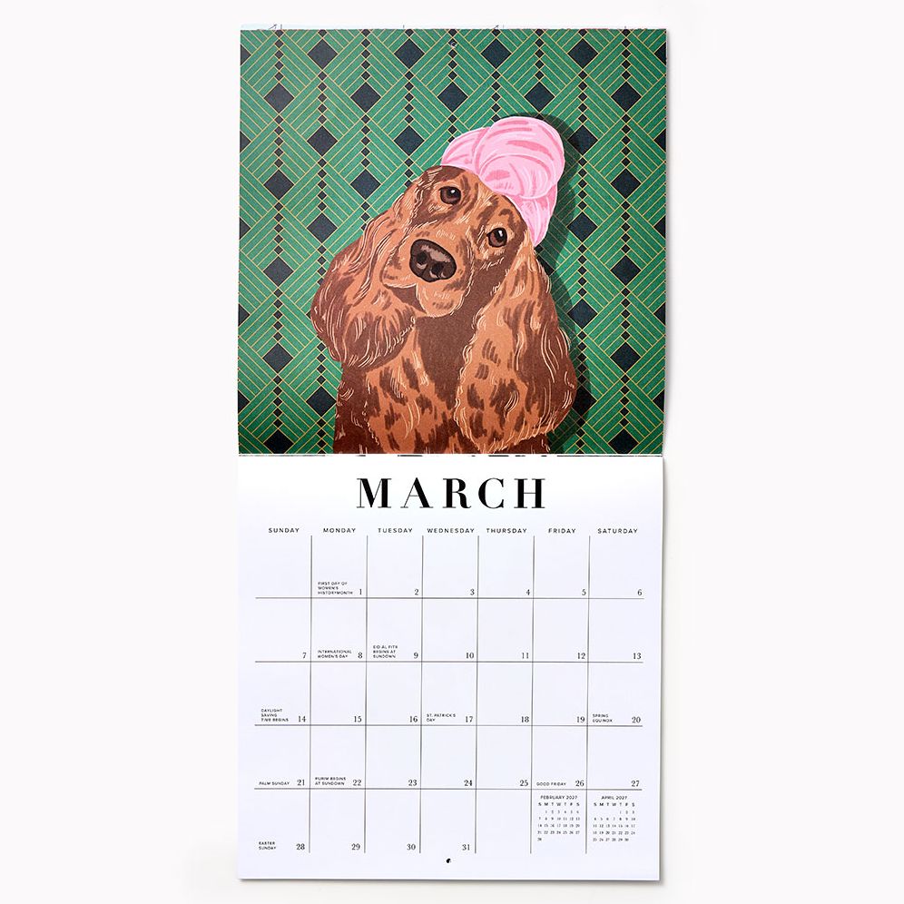 2027 Paper Source Good Boys Calendar - Image 5