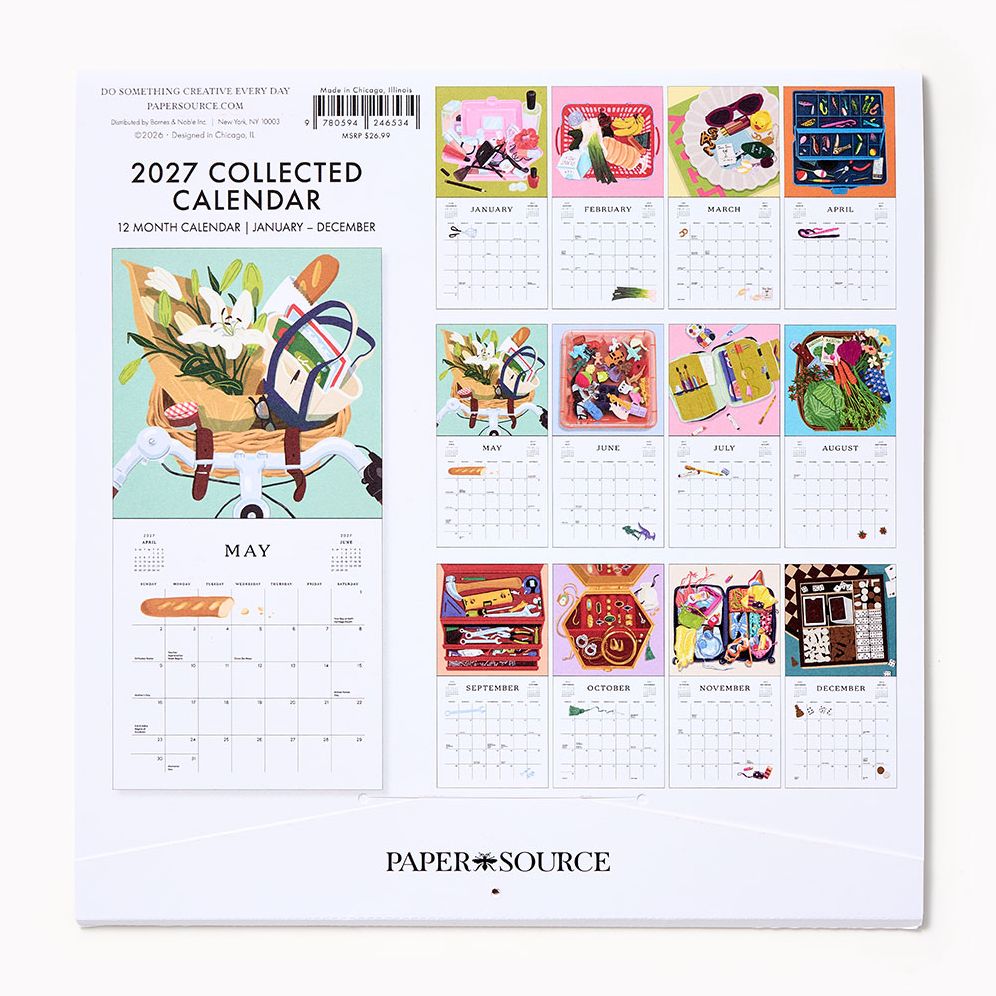 2027 Paper Source Collected Calendar - Image 2