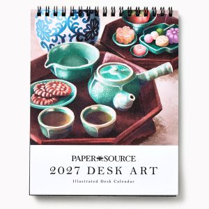 2027 Paper Source Desk Art Desk Easel Calendar