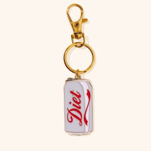 Enamel Keychain & Bag Charm - Diet Soda