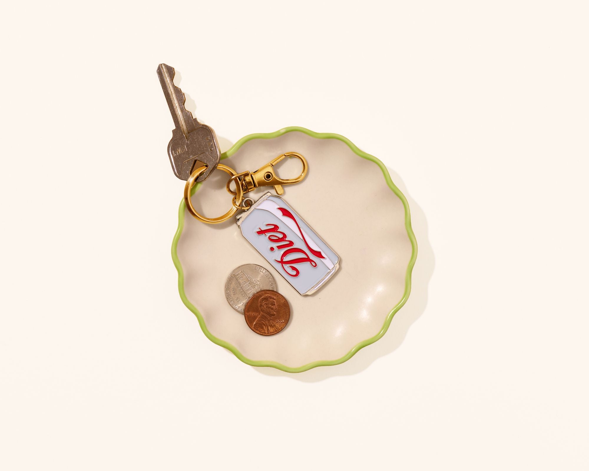 Enamel Keychain & Bag Charm - Diet Soda - Image 2