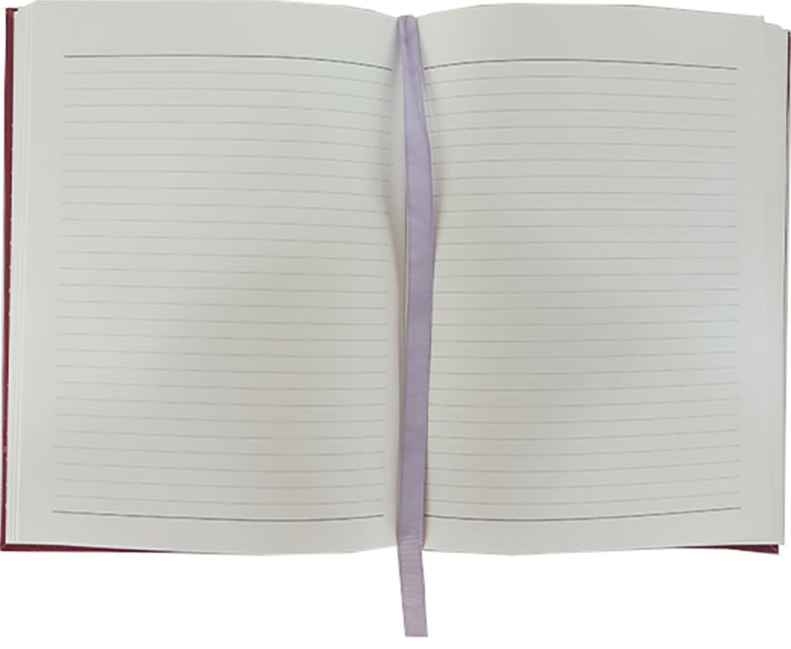 Red Dahlia Woven Leather Journal - Image 4