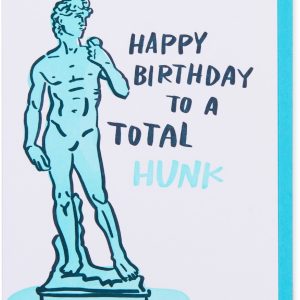 Total Hunk Birthday Card