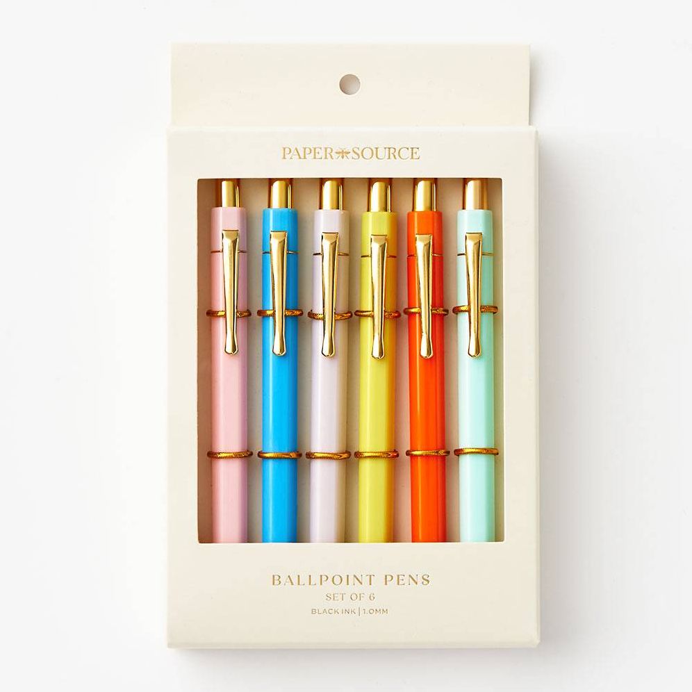 PS Collection Sherbert Hexagon Ballpoint Gel Pen S/6 - Image 3