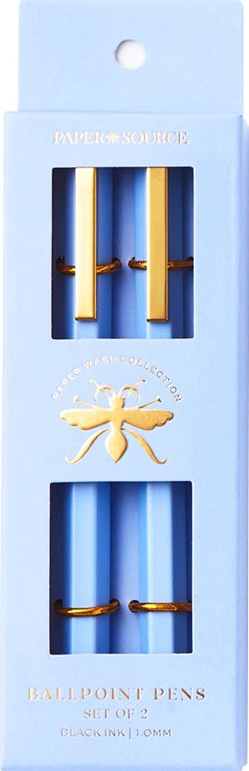 Paper Wasp Periwinkle Ballpoint Pen S/2 - Limited Edition - Image 2