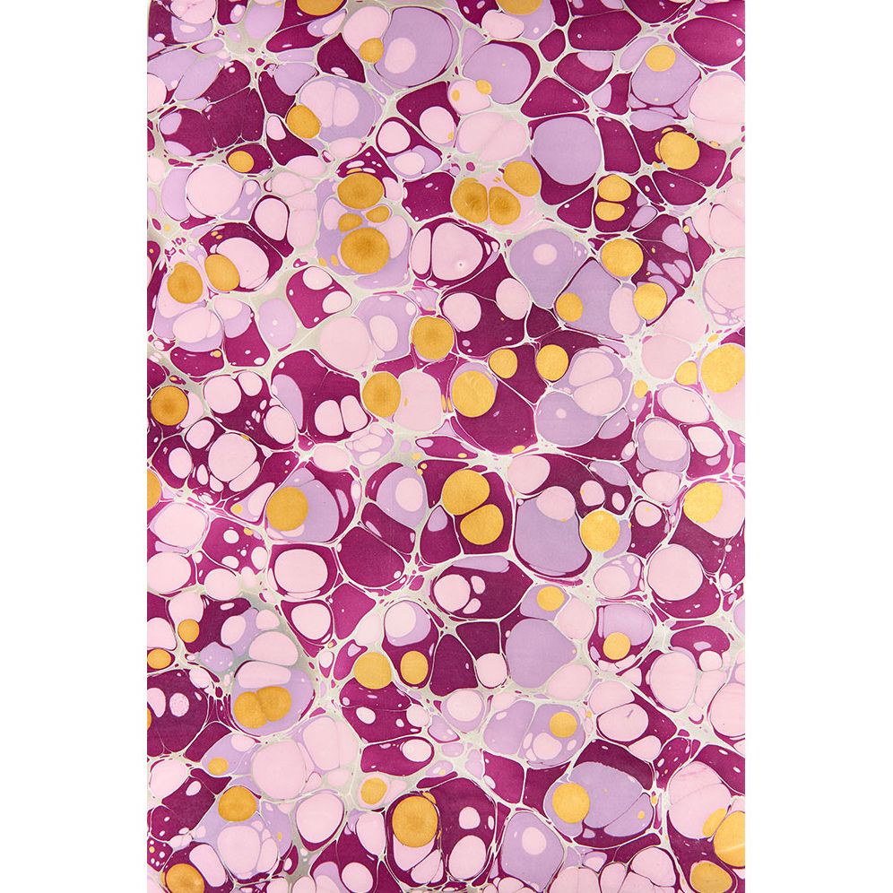 Stone Orchid Hand Marbled Flat Wrap - Image 2
