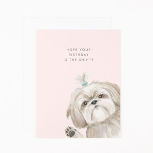 Birthday Shihtz Birthday Card