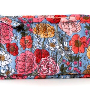 Garden Flora Cotton Quilted Pencil Pouch