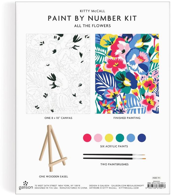 Kitty McCall All the Flowers Paint By Number Kit - Image 3