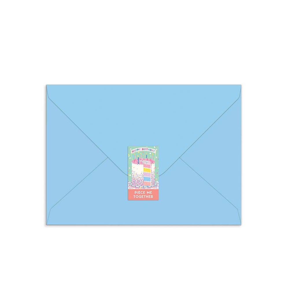Confetti Birthday Cake Greeting Card Puzzle - Image 3