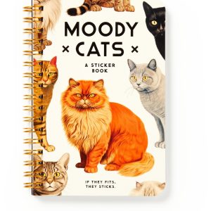 Moody Cats Sticker Book