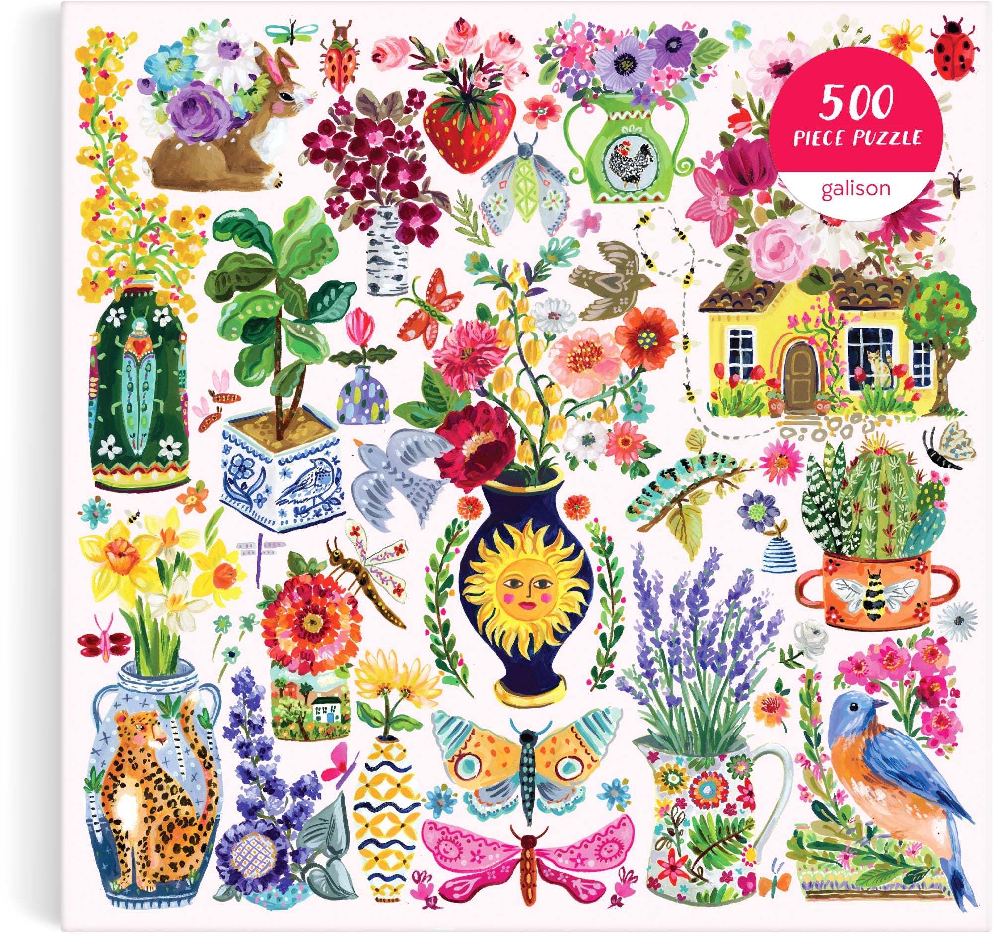 Buzzy Bouquets 500 Piece Puzzle - Image 2