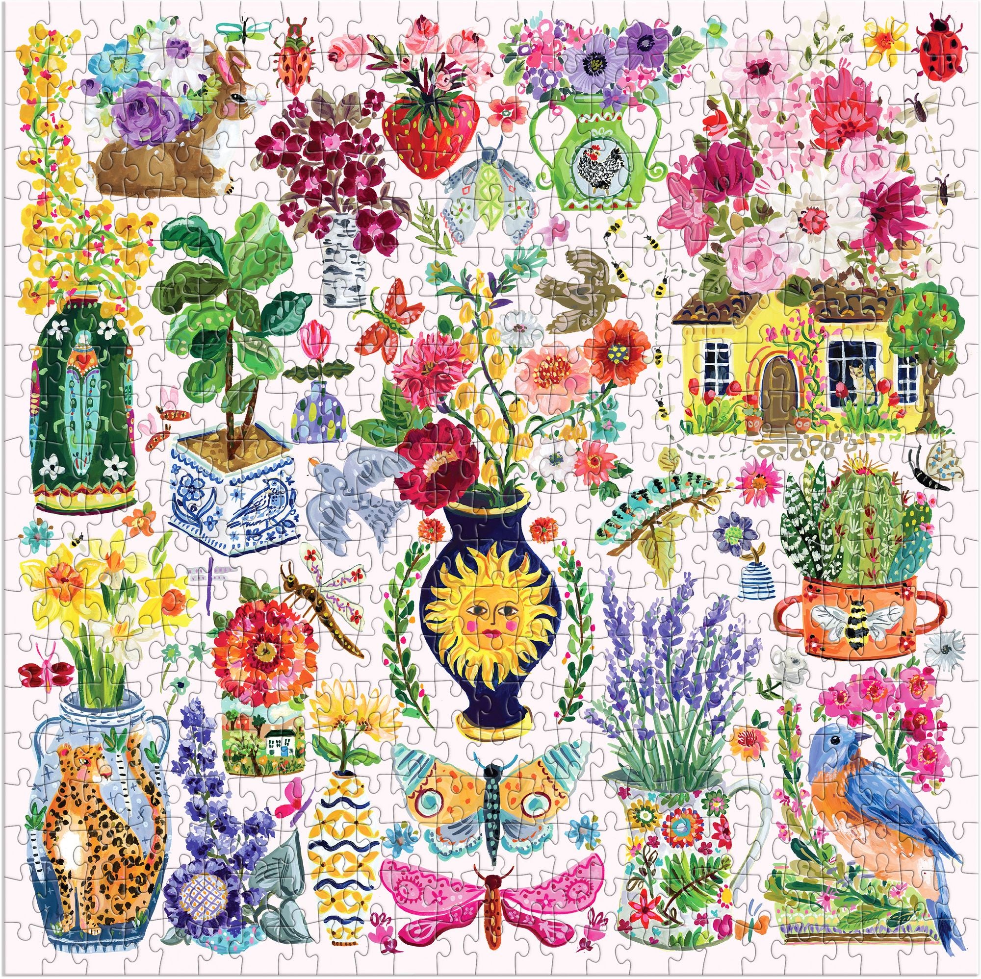 Buzzy Bouquets 500 Piece Puzzle - Image 3