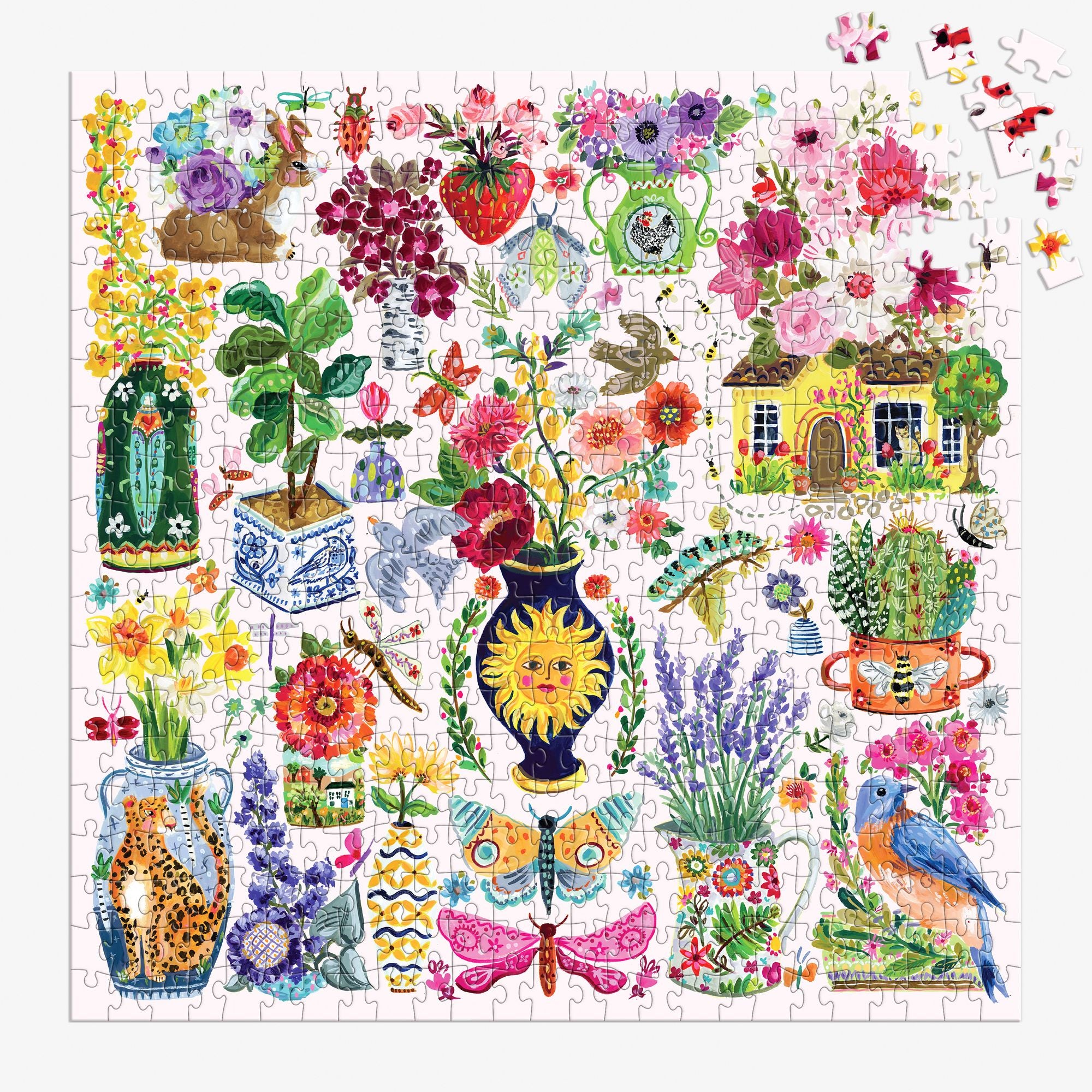 Buzzy Bouquets 500 Piece Puzzle - Image 4