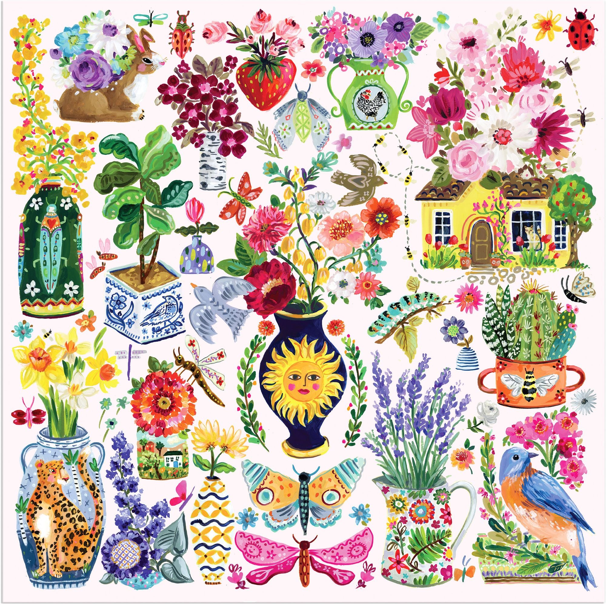 Buzzy Bouquets 500 Piece Puzzle - Image 6