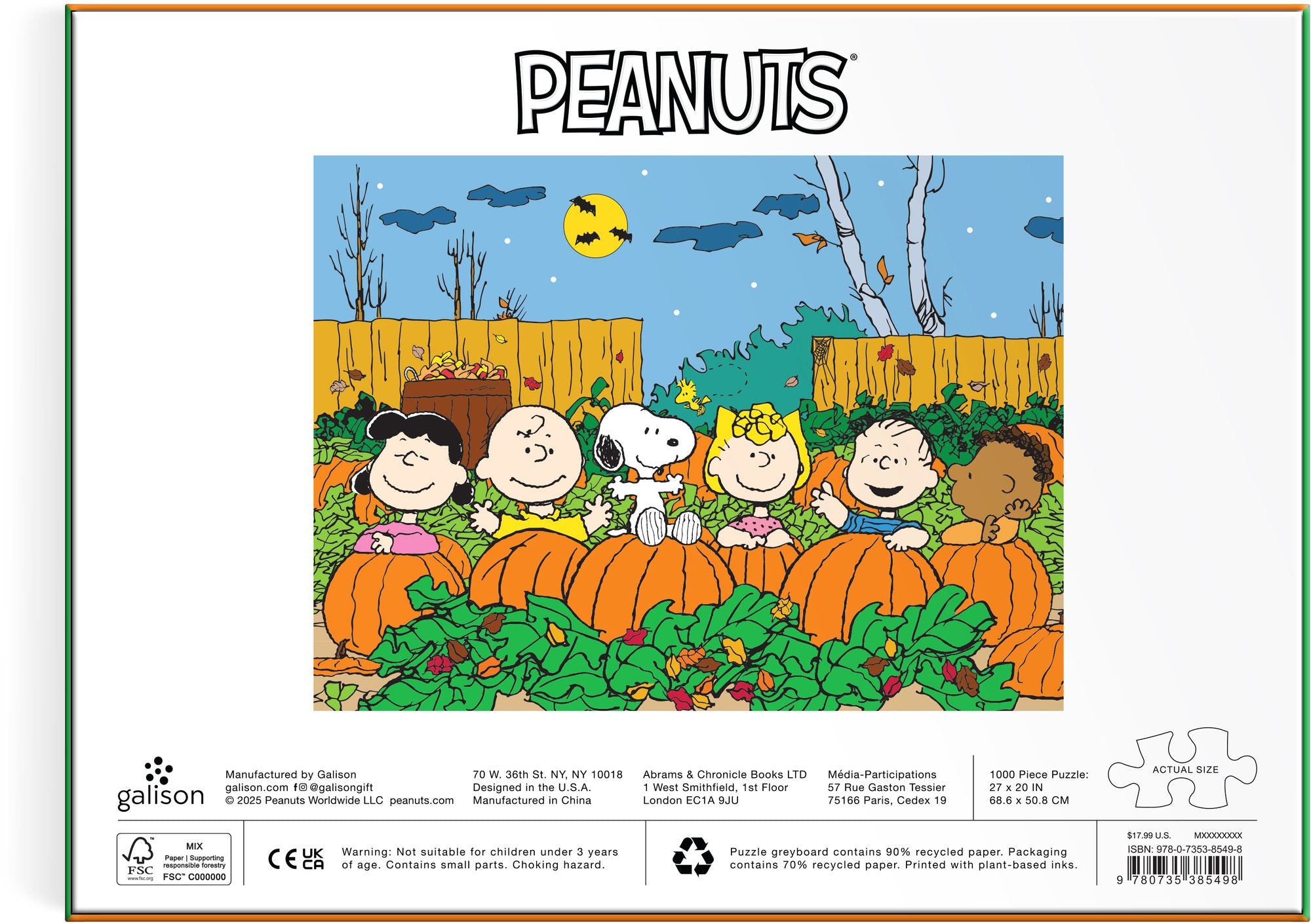 Peanuts Great Pumpkin 1000 Piece - Image 4