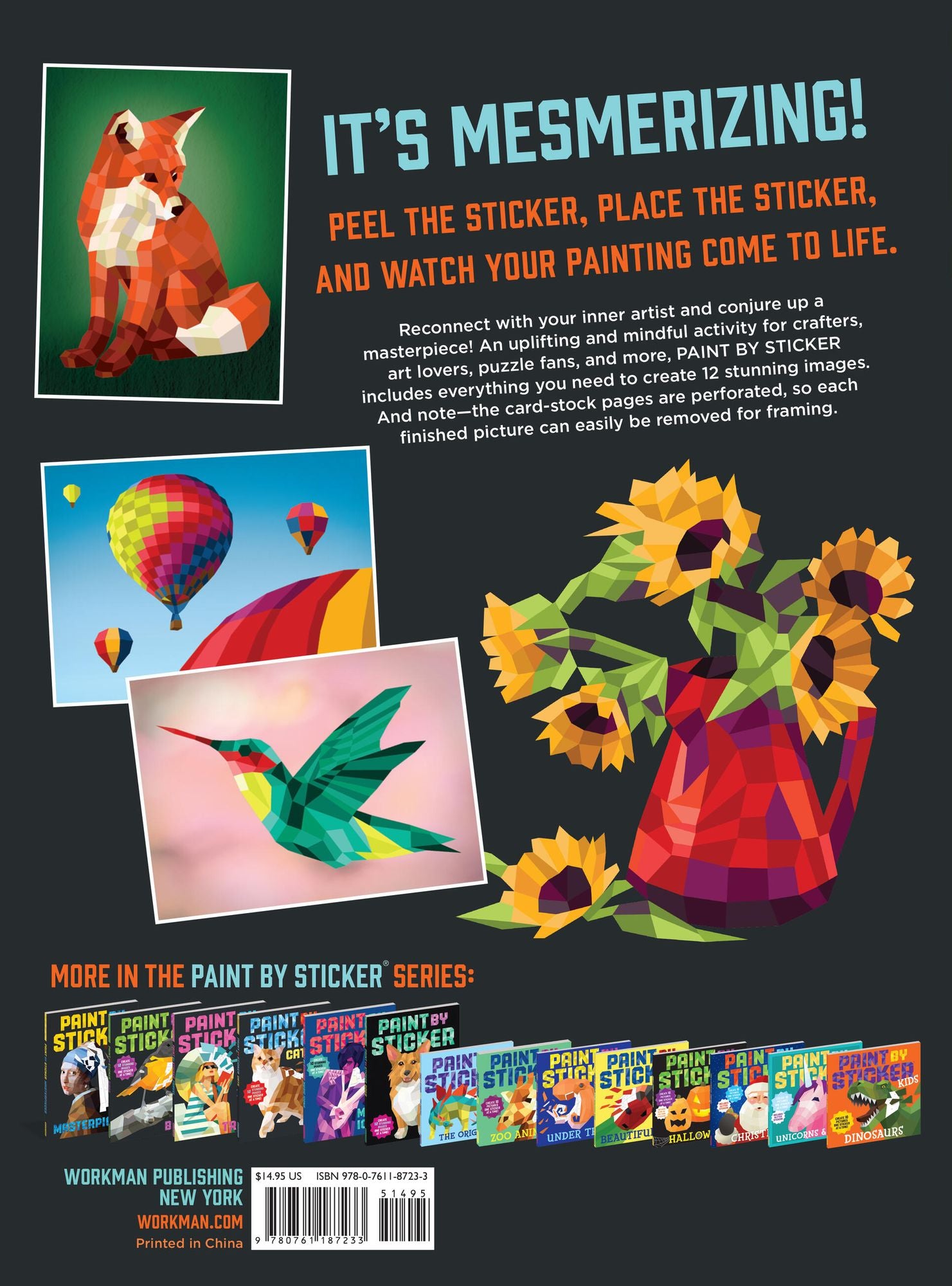 Paint by Sticker (Official): Create 12 Masterpieces One Sticker at a Time! - Image 17