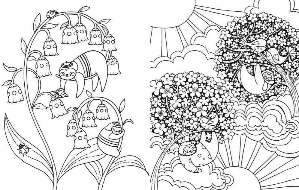 A Million Sloths: Super Cute Creatures to Color - Image 8