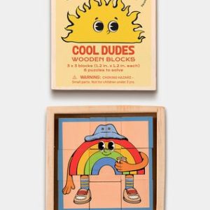 Cool Dudes Wooden Blocks Puzzles - by Journey of Something