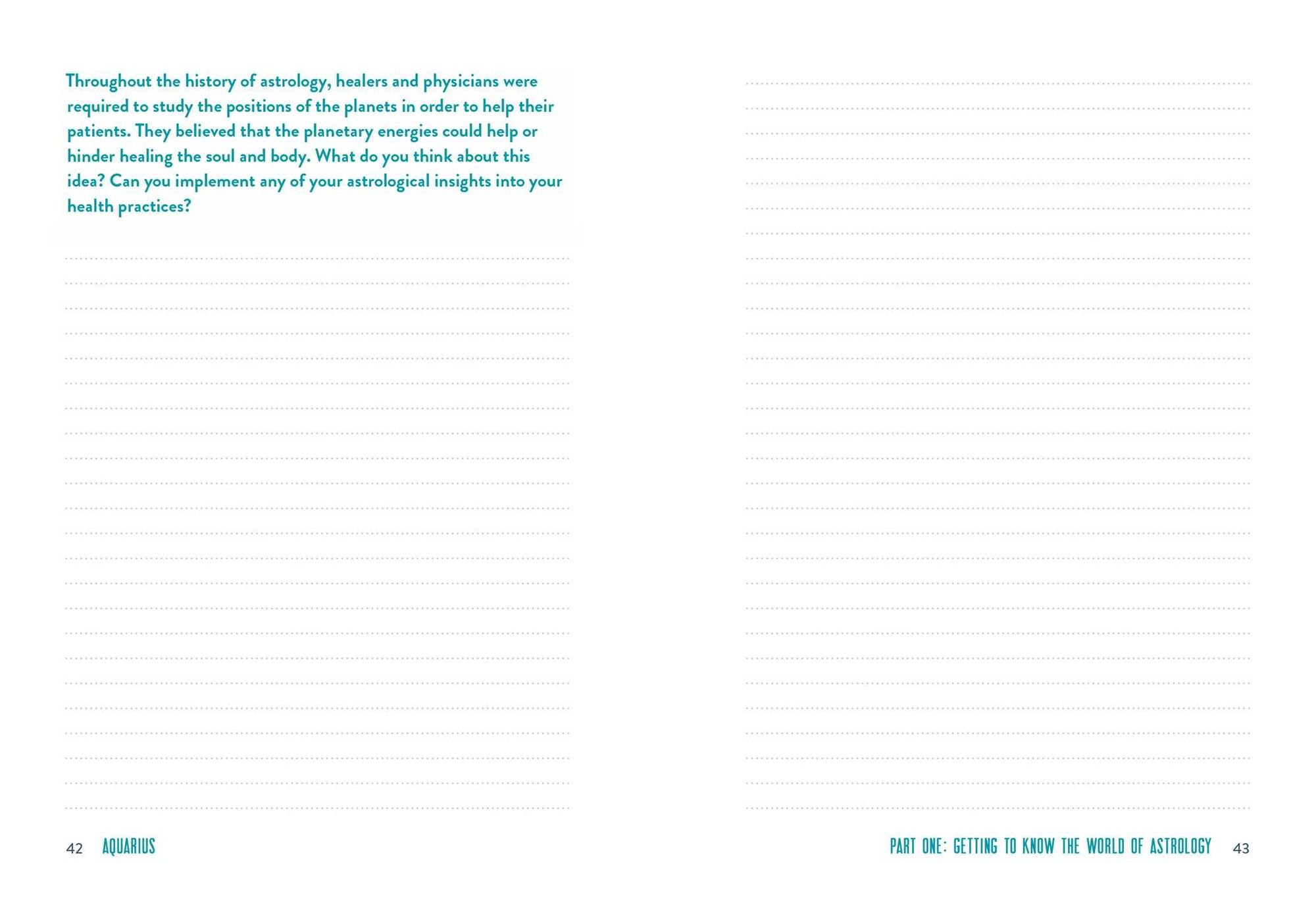Aquarius A Guided Journal - Image 3