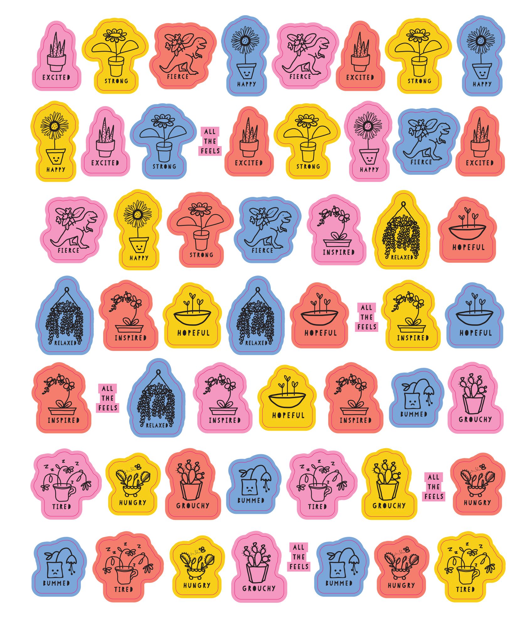 So. Many. Feelings Stickers.: 2.700 Stickers for Every Mood - Image 3