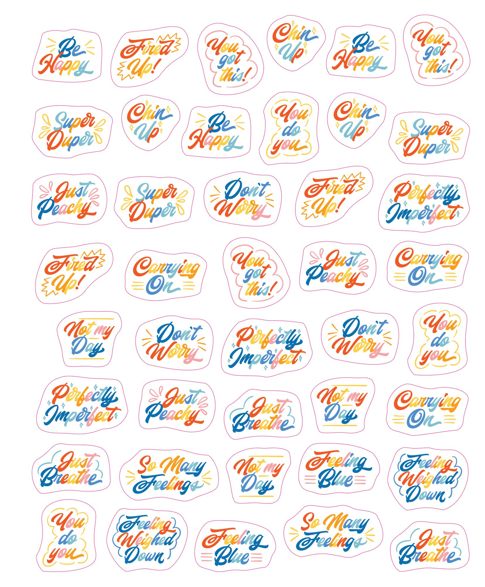 So. Many. Feelings Stickers.: 2.700 Stickers for Every Mood - Image 4