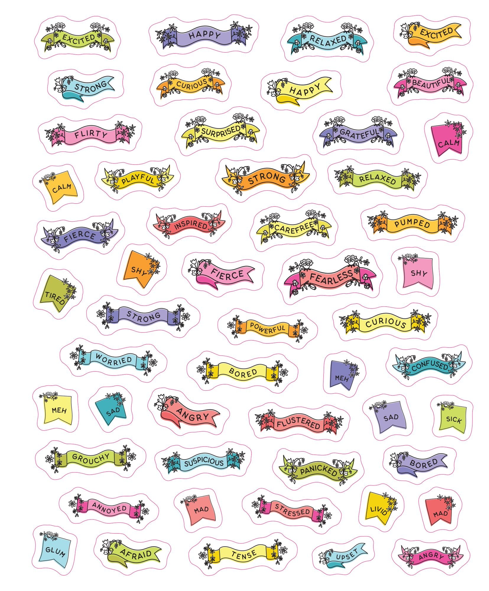So. Many. Feelings Stickers.: 2.700 Stickers for Every Mood - Image 5