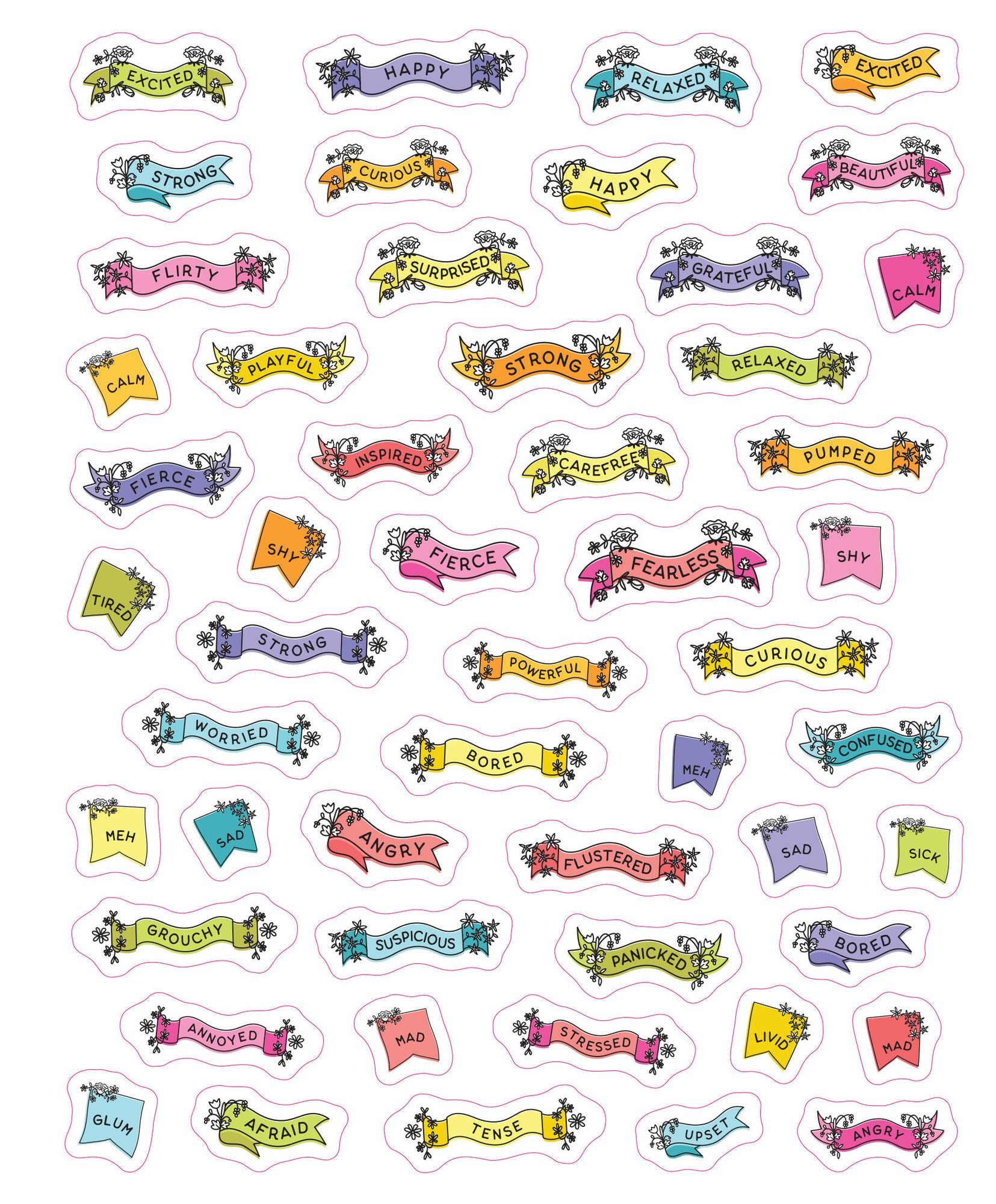 So. Many. Feelings Stickers.: 2.700 Stickers for Every Mood - Image 7