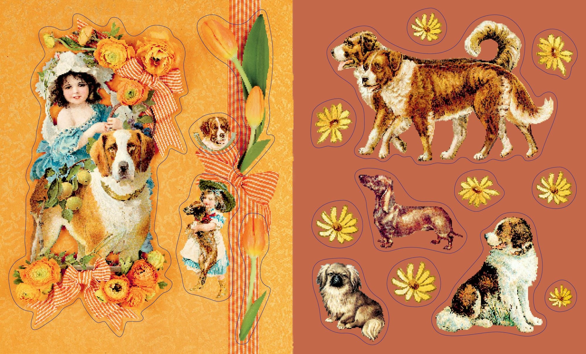 Cynthia Hart's Victoriana Dogs: The Sticker Book: 340 Captivating Stickers - Image 2