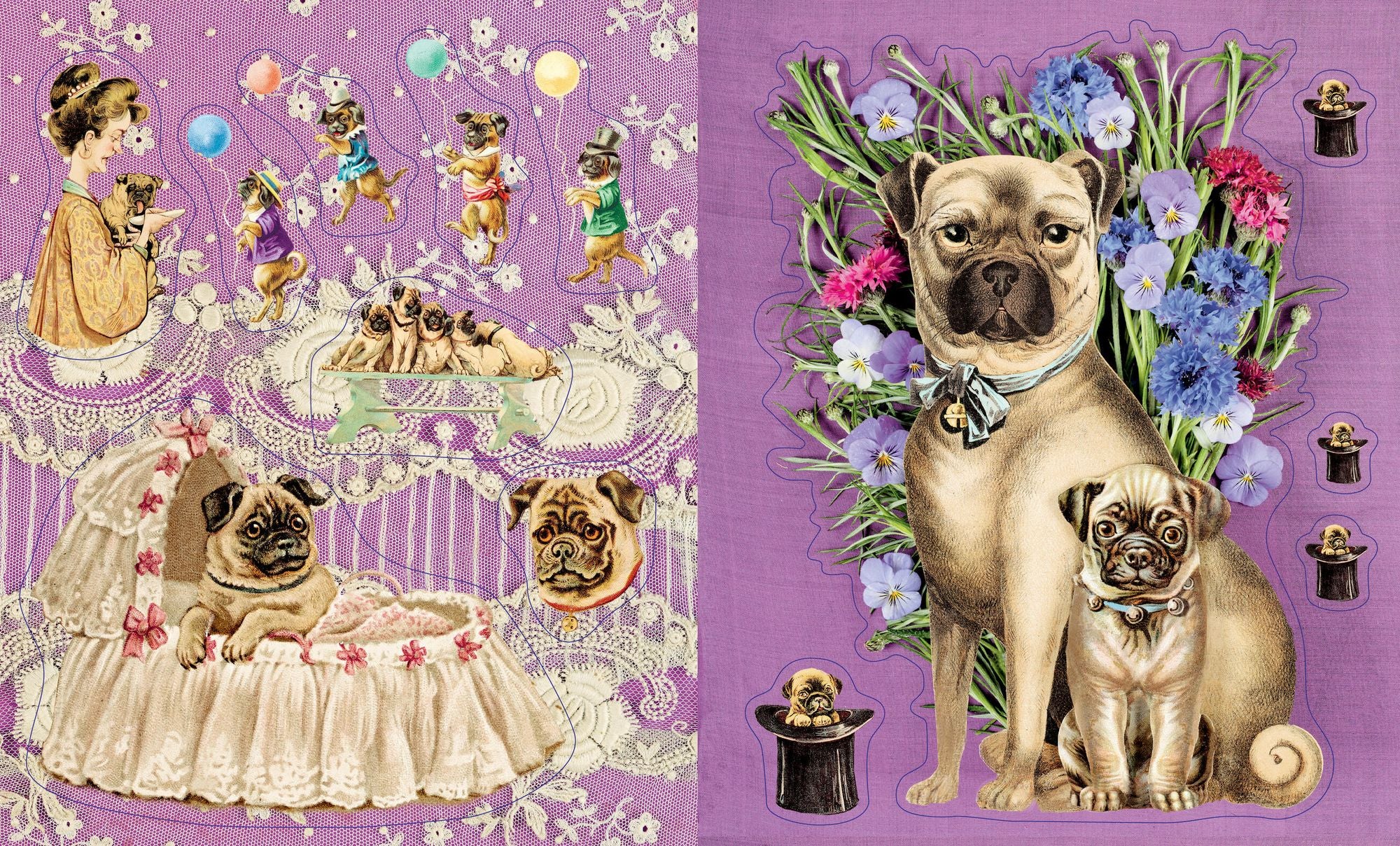 Cynthia Hart's Victoriana Dogs: The Sticker Book: 340 Captivating Stickers - Image 5