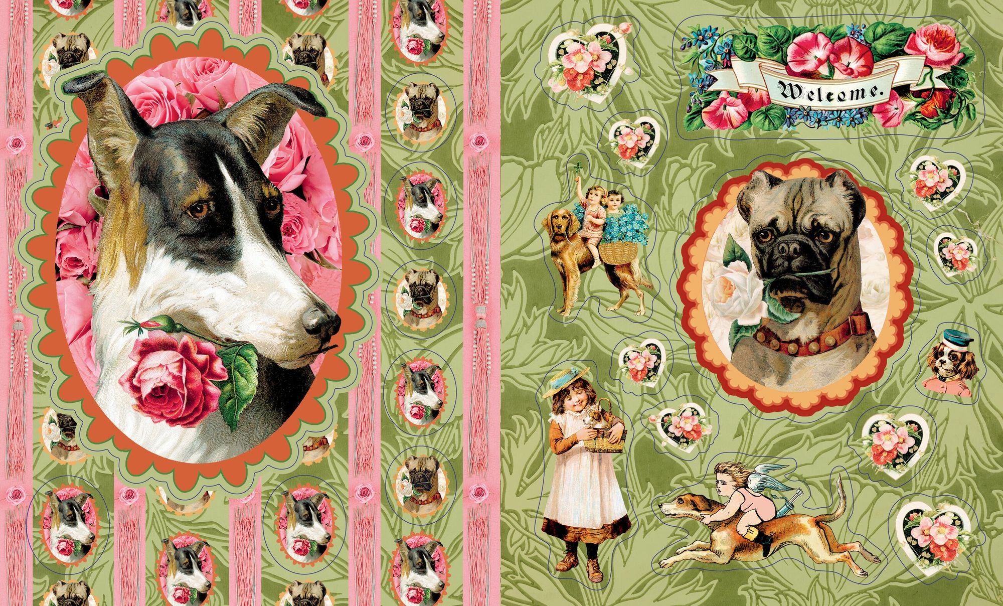 Cynthia Hart's Victoriana Dogs: The Sticker Book: 340 Captivating Stickers - Image 6