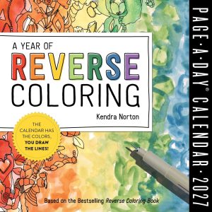 2027 A Year of Reverse Coloring Page-A-Day Calendar