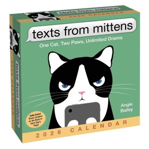 2026 Texts from Mittens the Cat Day-to-Day Calendar