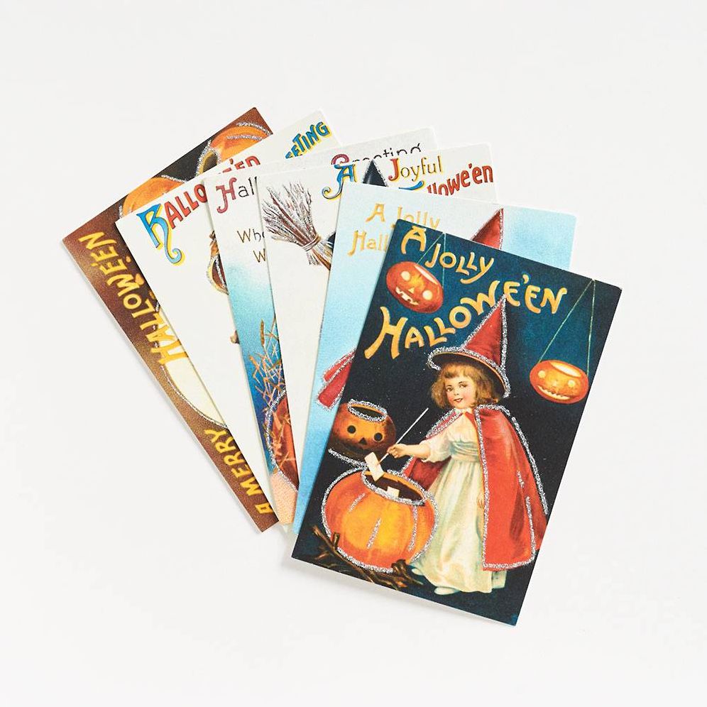 Halloween Glitter Greetings Postcards - Image 3