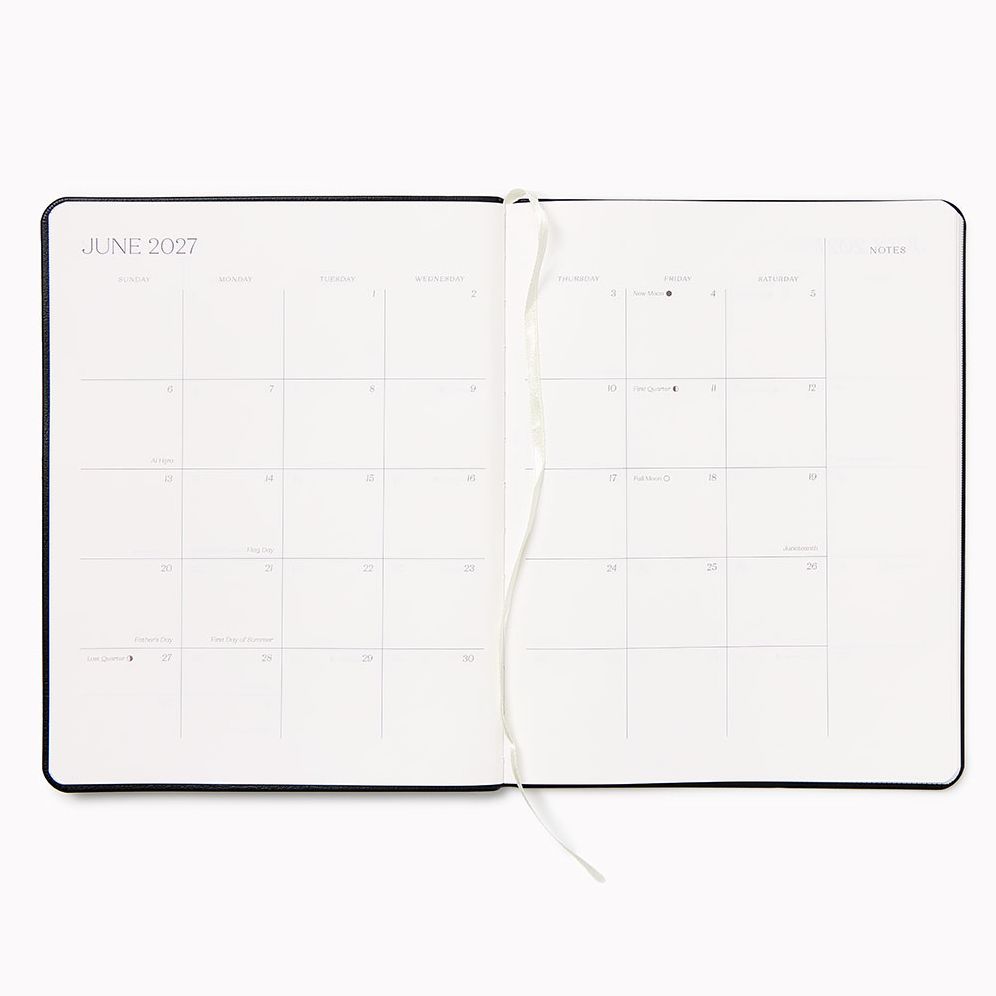 2027 Paper Source Black Monthly Desk Planner - Image 3