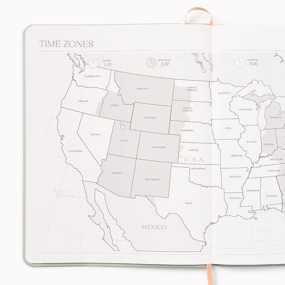 2027 Paper Source Sage Monthly Desk Planner - Image 6