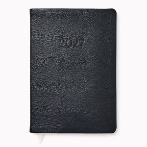 2027 Paper Source Black Monthly Pocket Planner