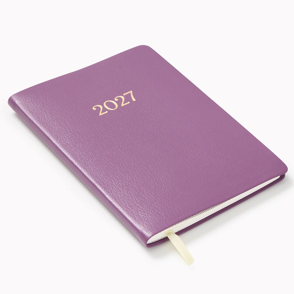 2027 Paper Source Dusty Mauve Monthly Pocket Planner - Image 2