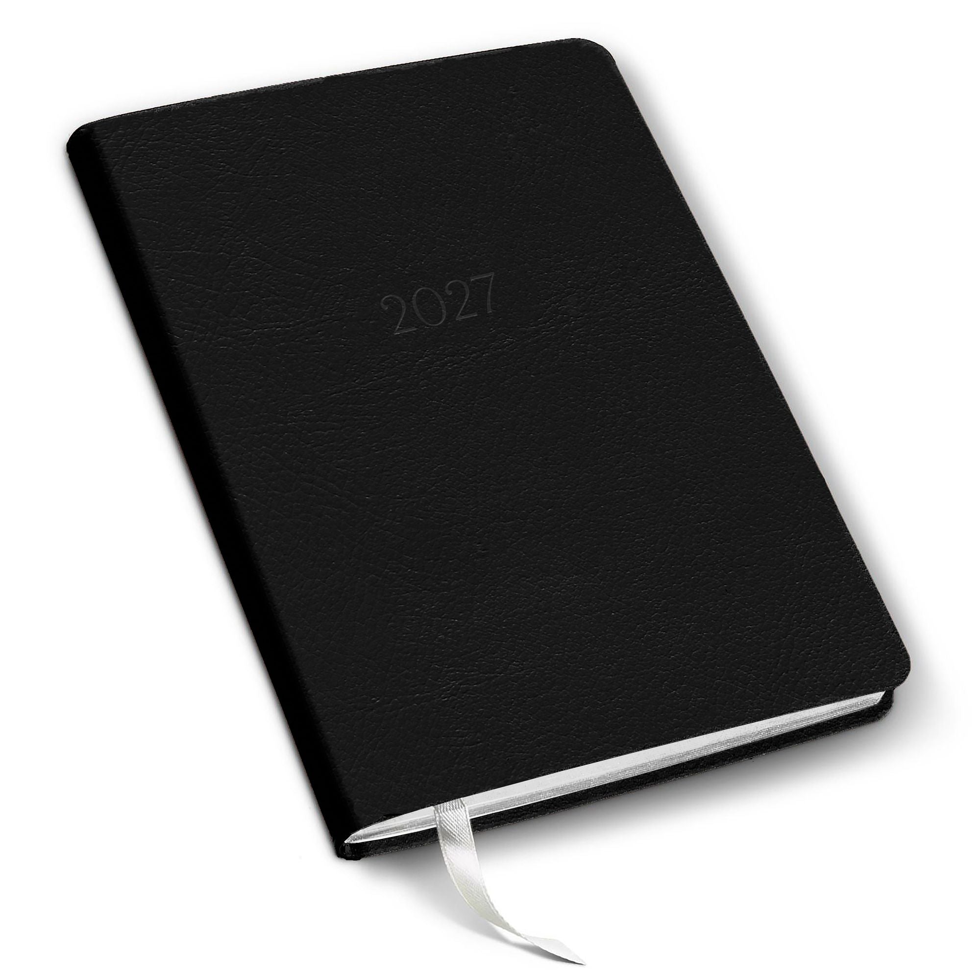 2027 Paper Source Black Weekly Desk Planner