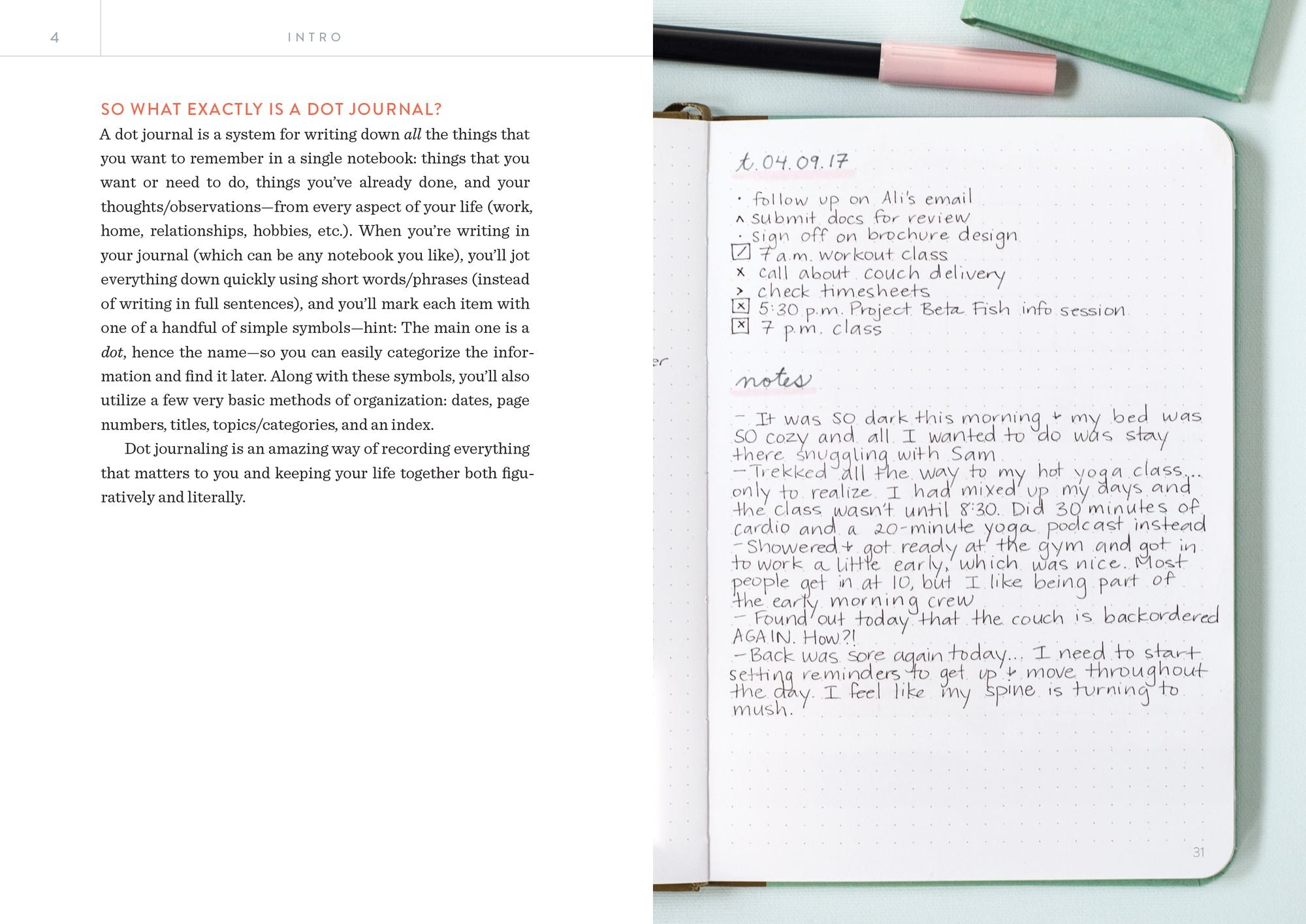 Dot Journaling - The Set: Includes a How-To Guide and a Blank Dot-Grid Journal - Image 8