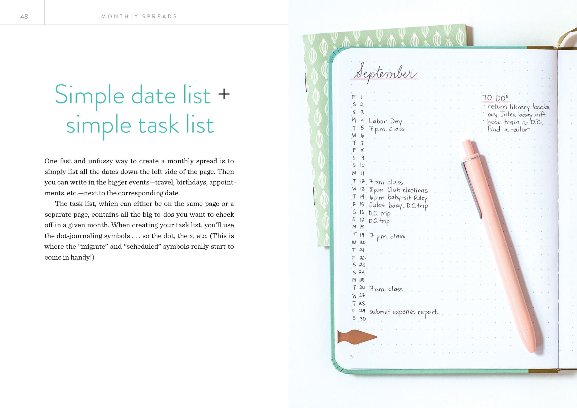 Dot Journaling - The Set: Includes a How-To Guide and a Blank Dot-Grid Journal - Image 3