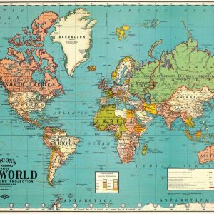 World Map Wrap & Poster