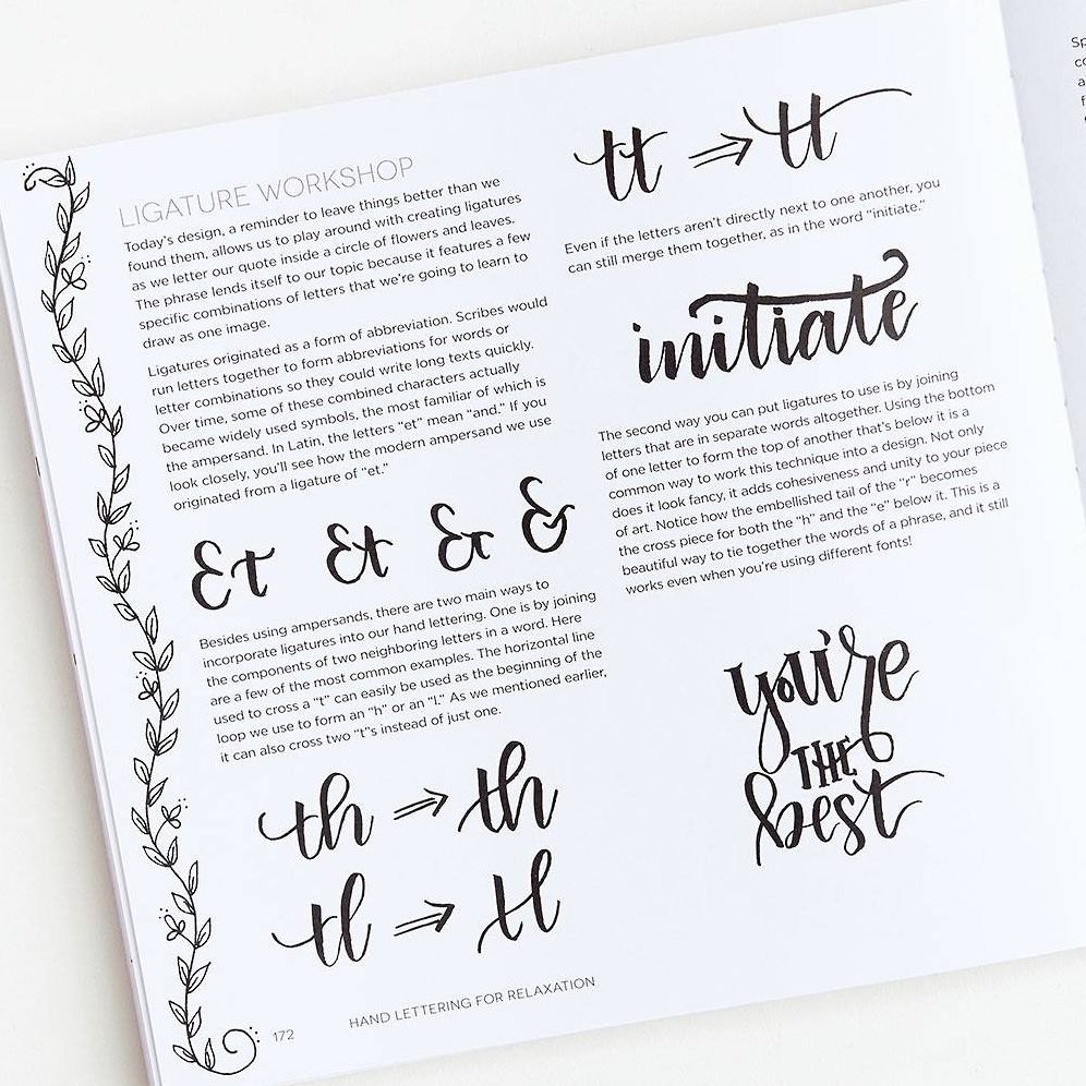 Hand Lettering for Relaxation: An Inspirational Workbook for Creating Beautiful Lettered Art - Image 3