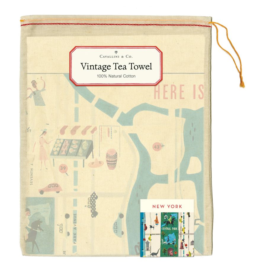 New York Map Tea Towel - Image 4